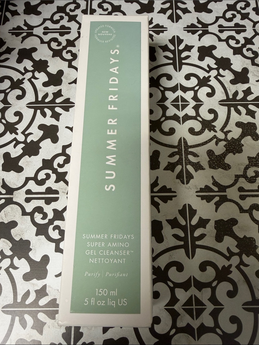 Summer Fridays Super Amino Gel Cleanser - Mint Green Packaging